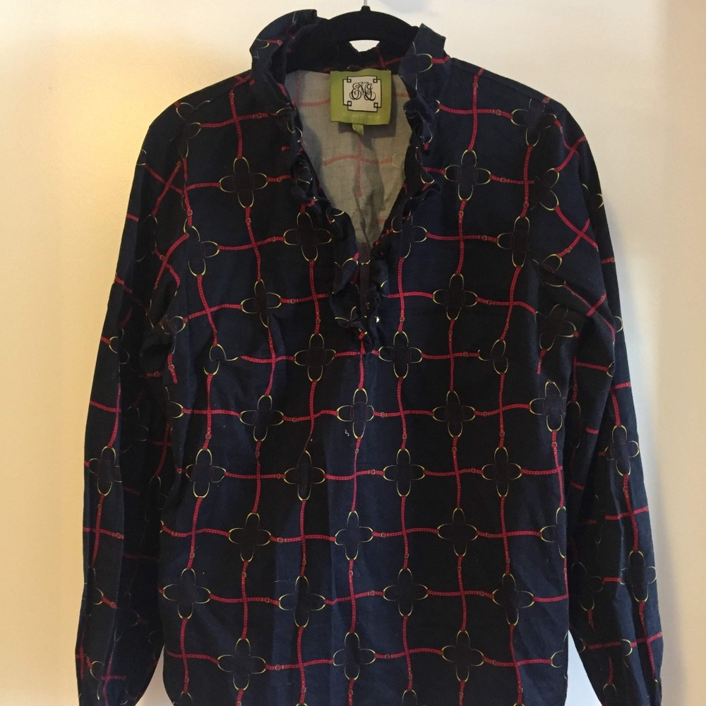 Elizabeth McKay "Elizabeth" Navy Top